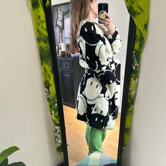 Shop Farm Rio X Smiley Belted Two-Tone Cardiga - Picture 3 of 7